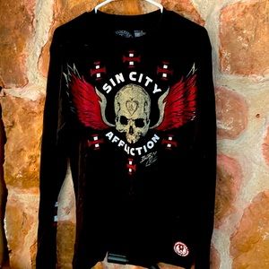 Long sleeve medium mens Affliction